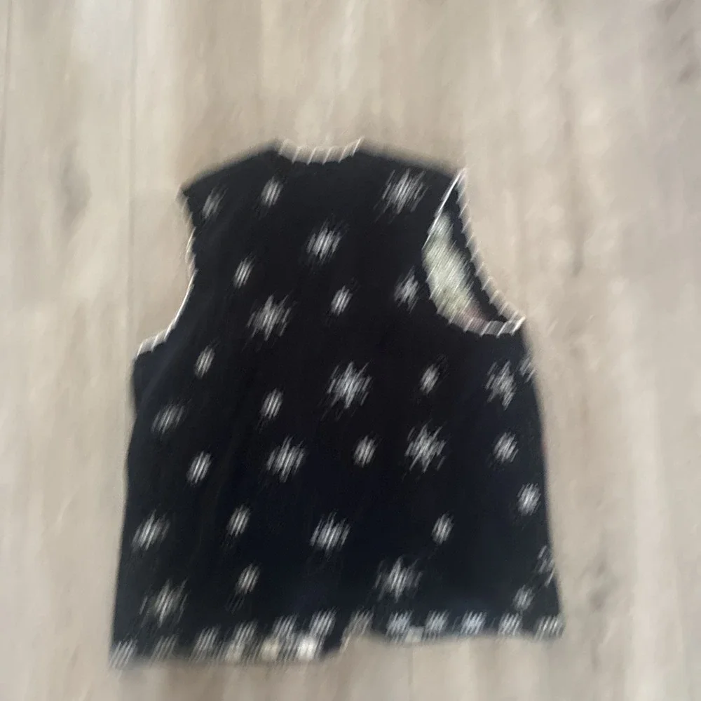 Vintage Willow Ridge Christmas Black Scalloped Wreath Wreaths Vest‎ Size 2XL??